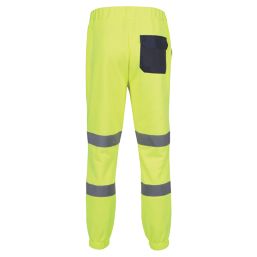 Regatta Pro Hi-Vis Joggers Yellow/Navy X Large 35" W 28" L