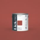 LickPro  Matt Red 02 Emulsion Paint 2.5Ltr