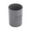 FloPlast Solvent Weld Straight Couplers 32mm x 32mm Anthracite Grey 5 Pack