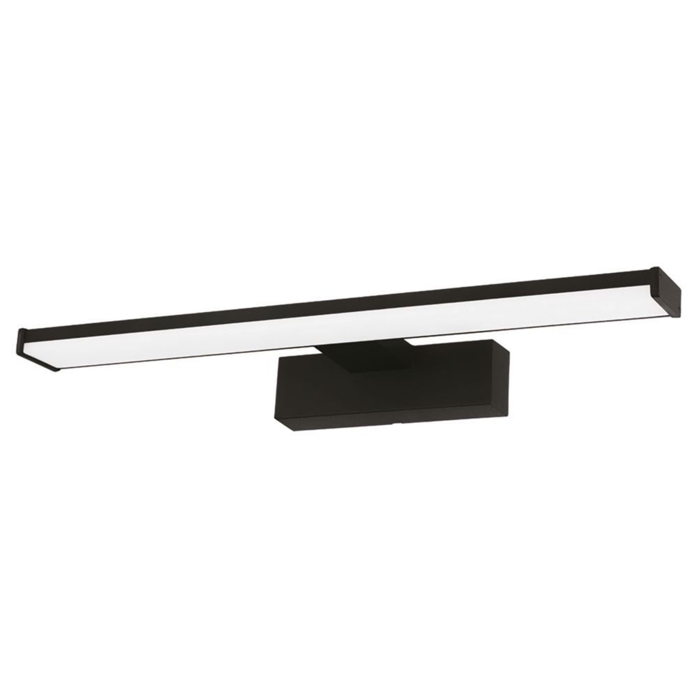 Eglo Pandella 1 40mm LED Bathroom Mirror Light Black 7.4W 900lm - Screwfix