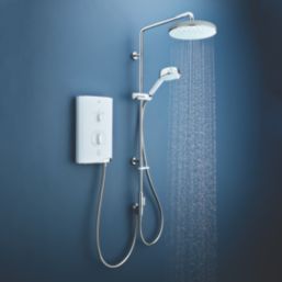 Mira Sport Dual White/Chrome 9kW  Electric Shower