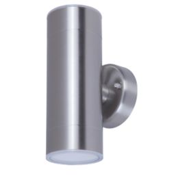 LAP  Outdoor LED Up & Down Wall Light Silver 8.6W 760lm