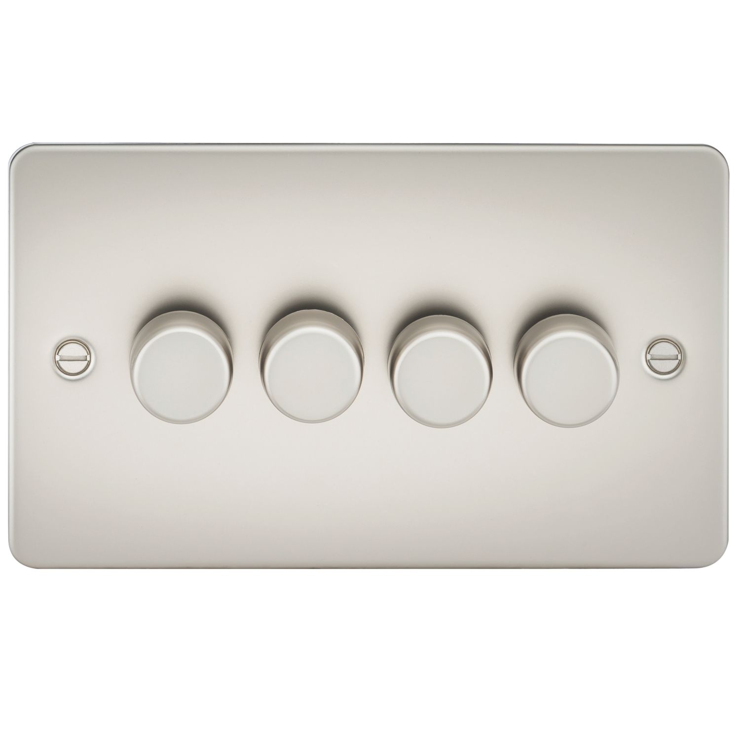 Knightsbridge 4-Gang 2-Way LED Intelligent Dimmer Switch Pearl (759PX)