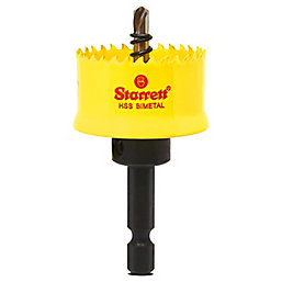 Starrett KCS03001 3-Saw Multi-Material Electricians Cordless Smooth Cutting Holesaw Set