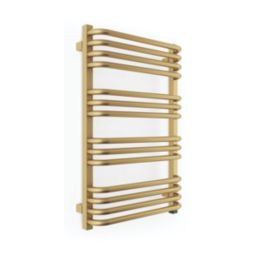 Terma 760mm x 500mm 1364BTU Brass Curved Electric Towel Radiator