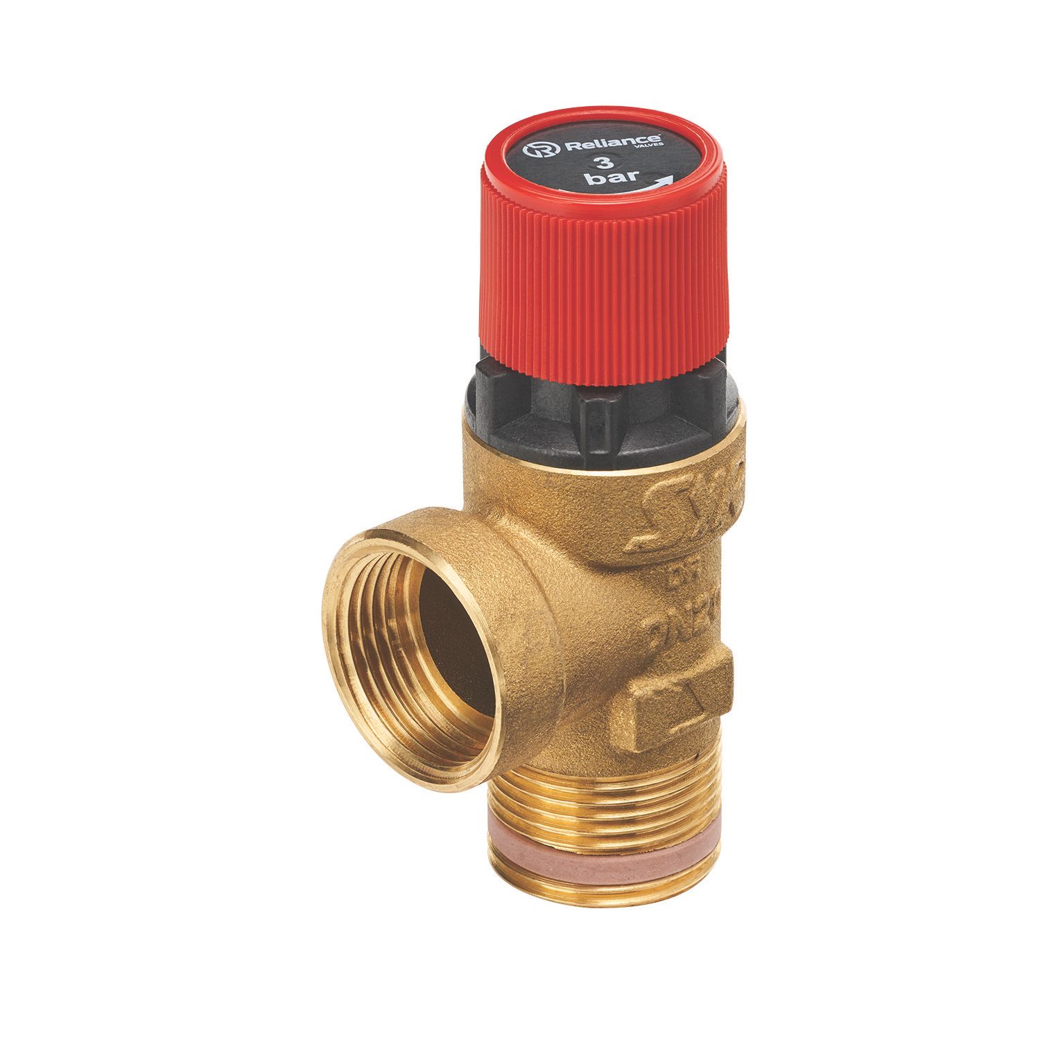 Reliance Valves 101 Series Sealed Heating System Pressure Relief Valve 2.0-3.0bar 3/4" x 3/4" (759TY)