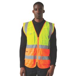 Regatta Pro Executive Hi-Vis Vest Yellow/Orange 3X Large 50" Chest