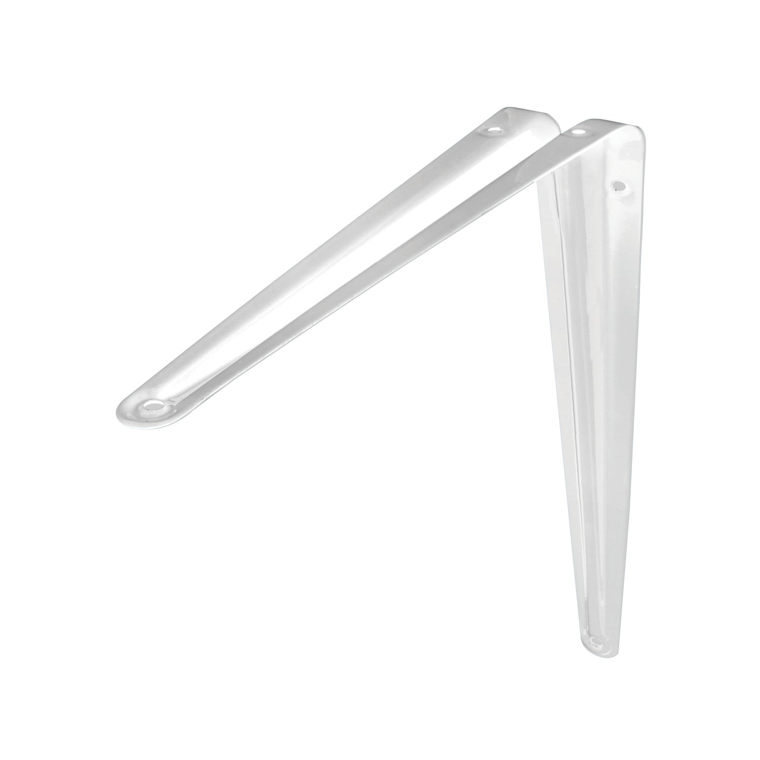 Essentials London Shelf Brackets White 100mm x 75mm 20 Pack (759VJ)