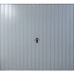 Gliderol Vertical 8' x 7' Non-Insulated Frameless Steel Up & Over Garage Door Traffic Grey