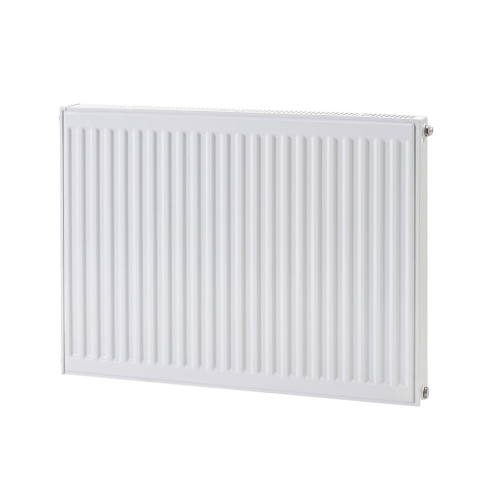 Flomasta Type 11 Single-Panel Single Convector Radiator 600mm x 800mm White  2595BTU - Screwfix