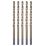 Erbauer  Straight Shank Metal Drill Bits 6mm x 139mm 5 Pack