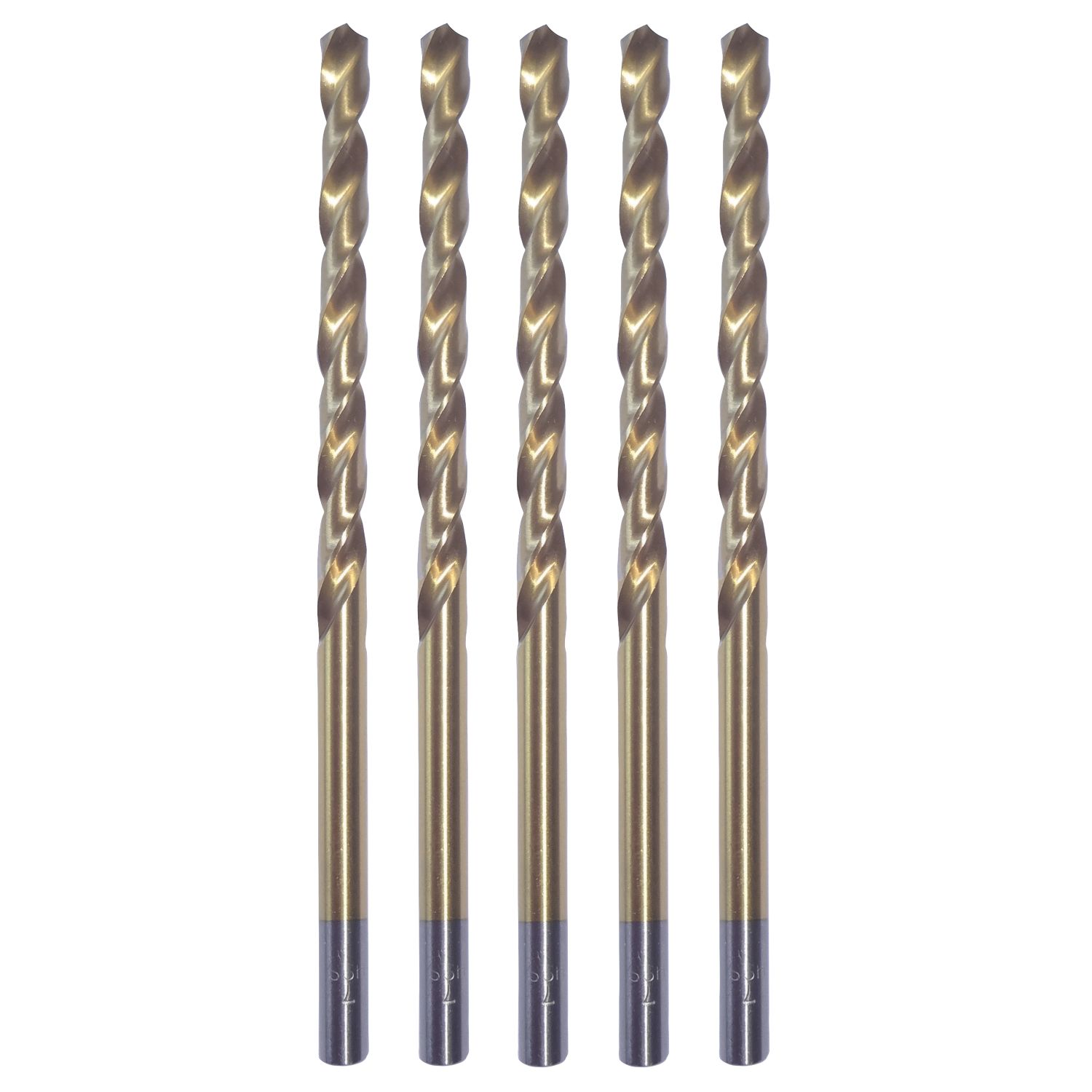 Erbauer Straight Shank Metal Drill Bits 6mm x 139mm 5 Pack (76034)