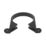 FloPlast  Pipe Clips Black 110mm 5 Pack