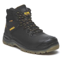 DEWALT Newark Size 8  Black Waterproof Steel Toe Cap Safety Boots