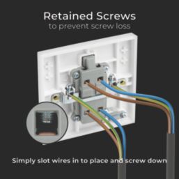 British General 900 Series 20A 1-Gang DP Control Switch White