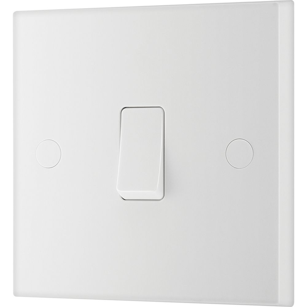 British General 900 Series 20A 1-Gang DP Control Switch White