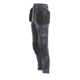 Hard Yakka Toughmaxx Lite Holster Work Trousers Dark Navy 30" W 32.5" L