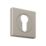 Cooke & Lewis Lormel Euro Escutcheon (Pair) Satin Nickel 52mm