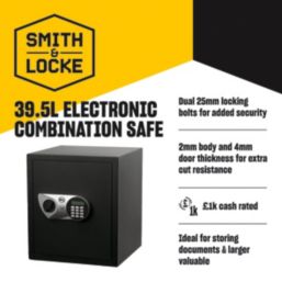 Smith & Locke   Electronic Combination Safe 39.5Ltr