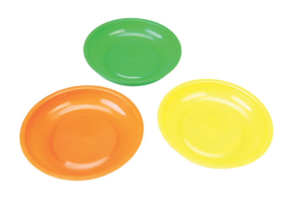 Silverline Plastic Magnetic Hi-Vis Part Trays 150mm 3 Pack