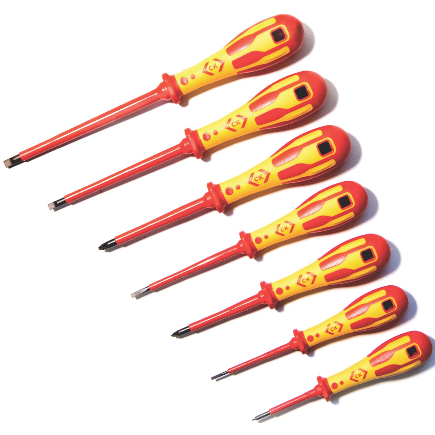 C.K Dextro Mixed VDE Screwdriver Set 7 Pieces (760JF)