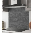 Wilsonart  Concrete Chevron Wide Hob Splashback 900mm x 800mm x 4mm