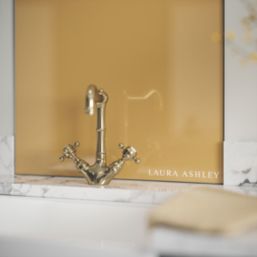 Laura Ashley  Brass Kitchen Splashback 900mm x 750mm x 6mm