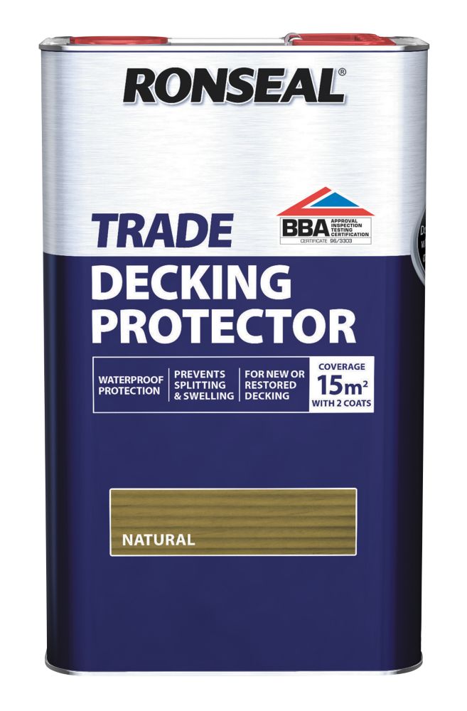Ronseal Trade 5Ltr Natural  Decking Paint