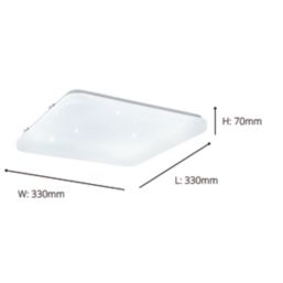 Eglo Frania LED Square Ceiling Light White 6W 1600lm