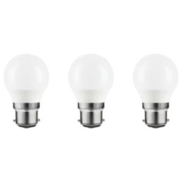 LAP  B22 Mini Globe LED Light Bulb 250lm 2.2W 3 Pack