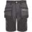 Site Kirksey Shorts Grey/Black 40" W