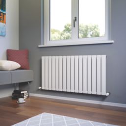 Ximax Oceanus 600mm x 1195mm 2809BTU White Horizontal Designer Radiator