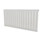 Ximax Oceanus 600mm x 1195mm 2809BTU White Horizontal Designer Radiator