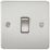 Knightsbridge  10AX 1-Gang Intermediate Switch Brushed Chrome