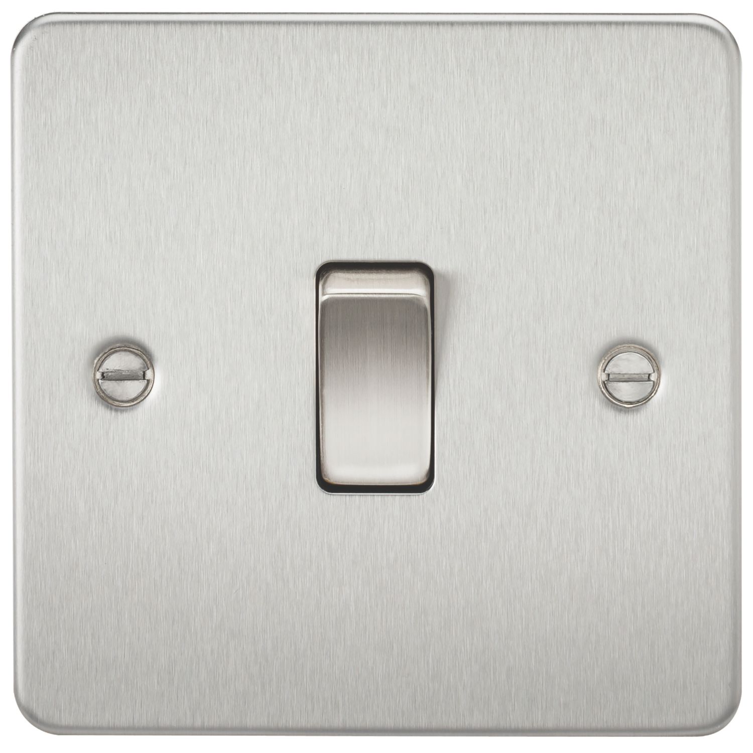 Knightsbridge 10AX 1-Gang Intermediate Switch Brushed Chrome (760TY)