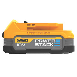 DeWalt DCB1102E2-GB 18V 1.7Ah Li-Ion PowerStack Battery & Charger Kit