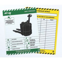 Scafftag  Powered Pallet Truck Tag Kit 7 Pieces