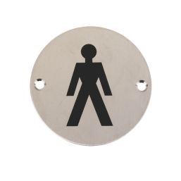 Essentials  Male Toilet Sign 76mm