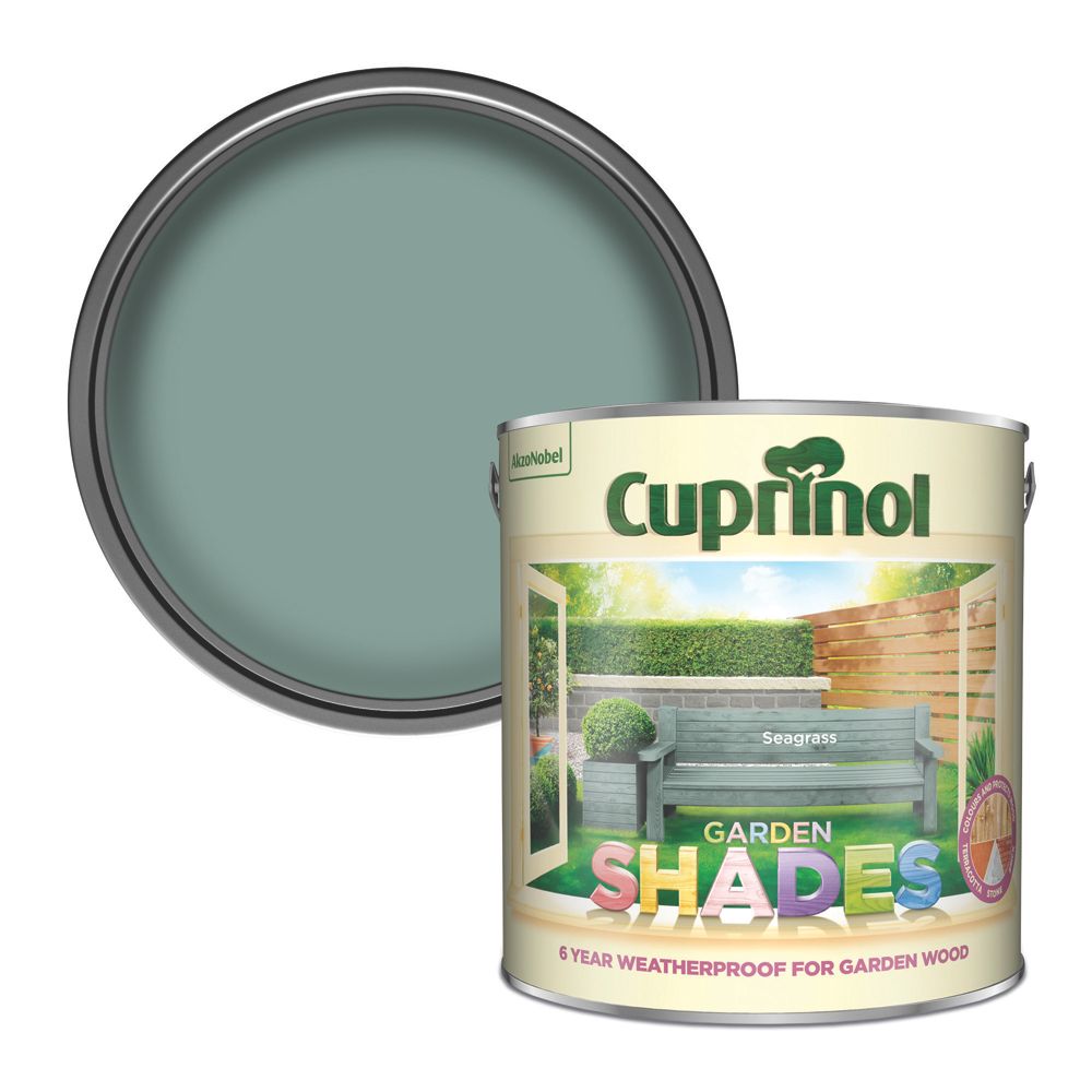 Cuprinol 2.5Ltr Seagrass Matt Wood Stain Screwfix