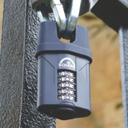 Squire  Water-Resistant Closed Shackle Combination  Padlock Blue 50mm