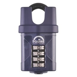 Squire  Water-Resistant Closed Shackle Combination  Padlock Blue 50mm