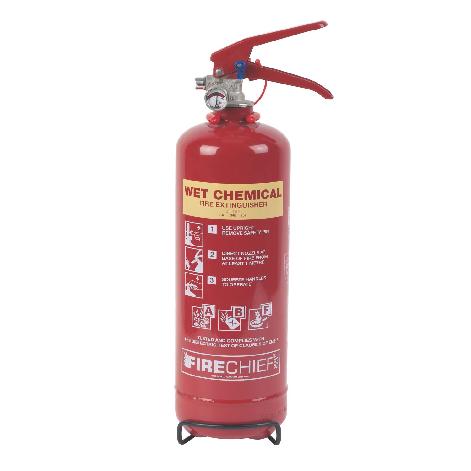 Firechief Wet Chemical Fire Extinguisher 2Ltr (7615H)