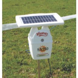 Stockshop SX250 Solar-Powered Electric Fence Energiser Battery-Powered