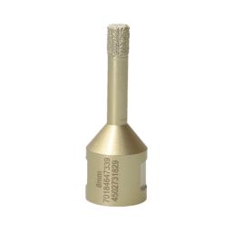 Norton Expert  Straight Shank Diamond Tile VB Dry Core Bit 8mm x 60mm