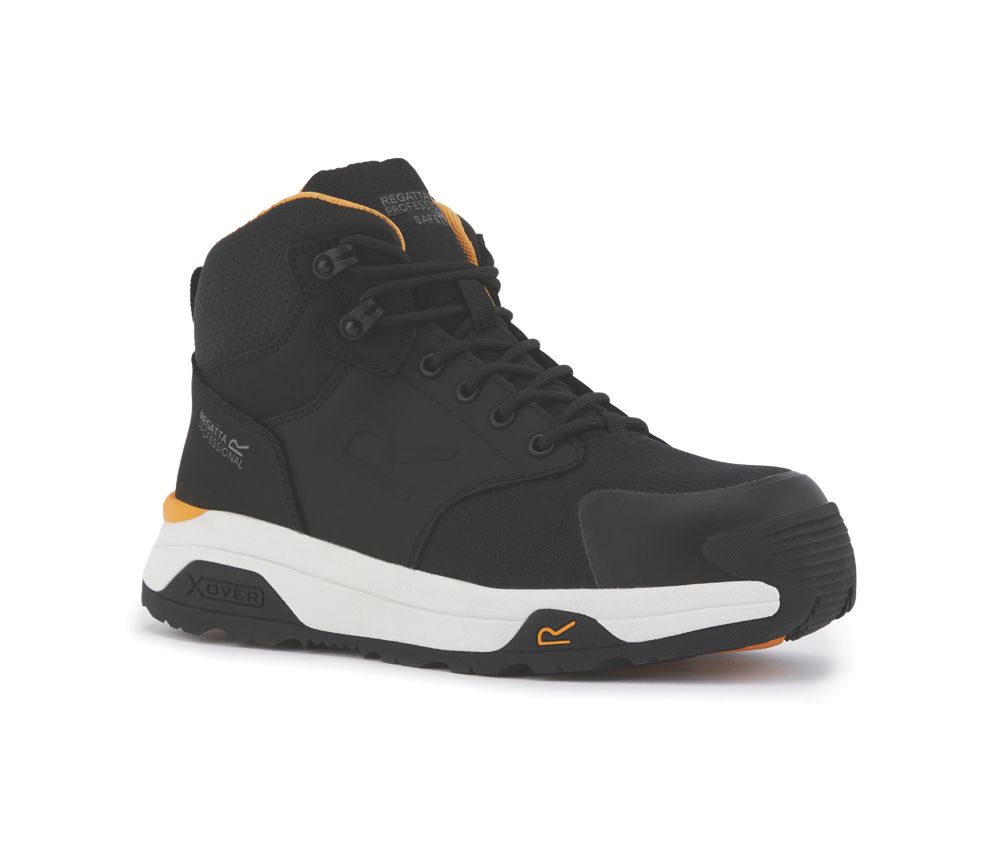 Regatta Metafort Size 11 Black / White Safety Boots - Screwfix