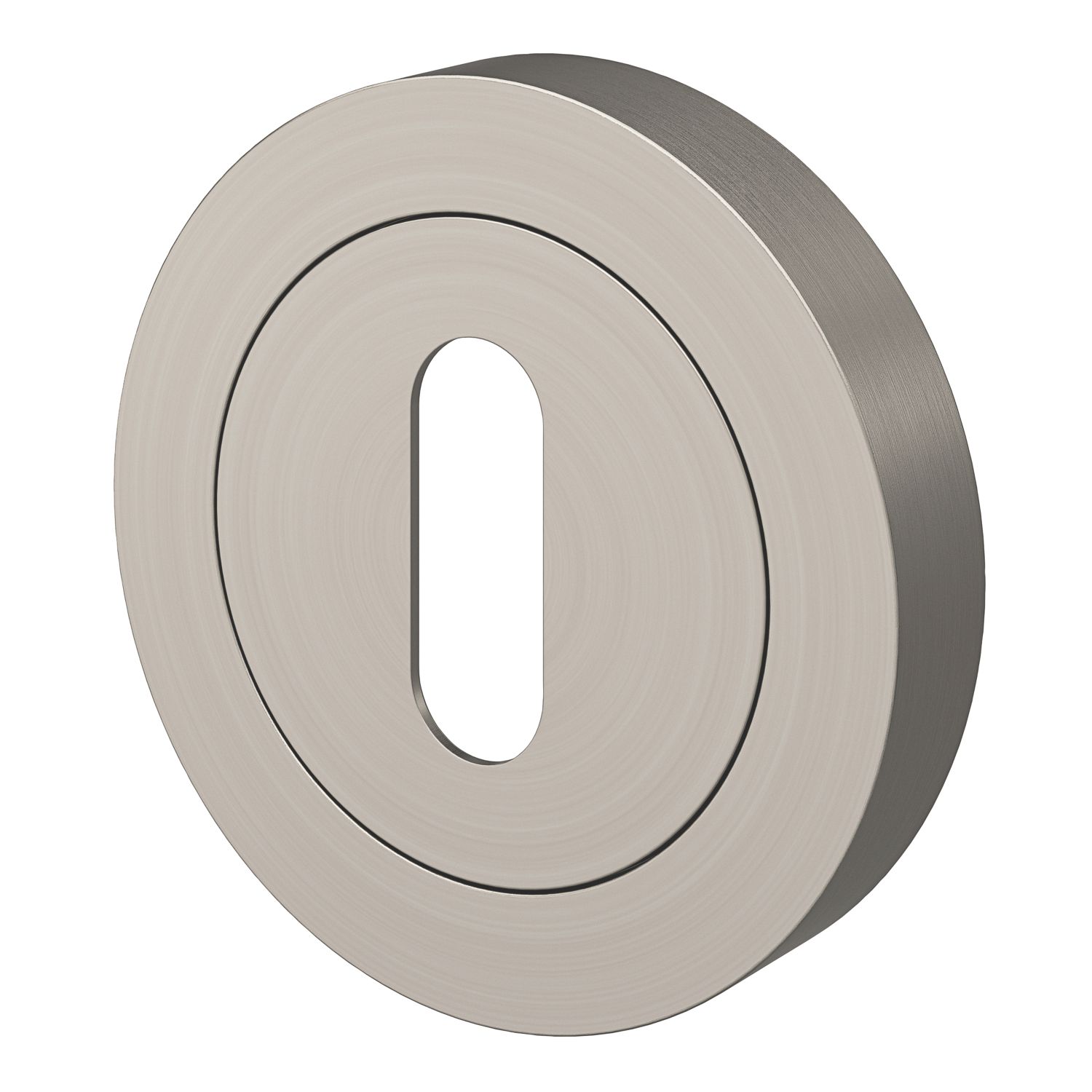 Smith & Locke Lormel Standard Escutcheon (Pair) Satin Nickel 50mm (761FK)