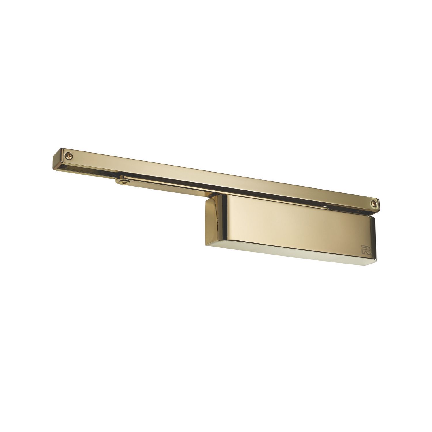 Rutland TS.11205 Fire Rated Cam-Action Overhead Door Closer Polished Brass (761HA)