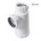 Flomasta  Round Bottle Trap White 40mm