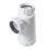 Flomasta  Round Bottle Trap White 40mm