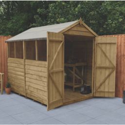 Forest  6' x 8' (Nominal) Apex Overlap Timber Shed